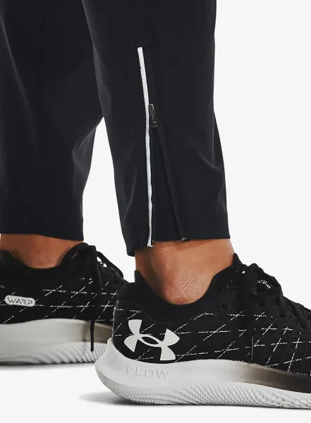 Dámske bežecké legíny Under Armour UA OutRun The Storm Pants - black/jet gray/reflective