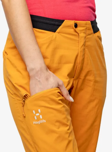 Turistické nohavice dámske Haglofs L.I.M Fuse Pant - desert yellow
