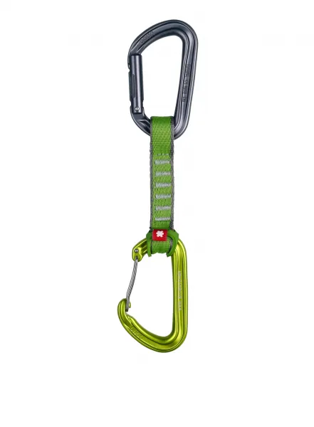 Lezecké expresky Ocun Hawk QD Combi PAD 16 10cm - green