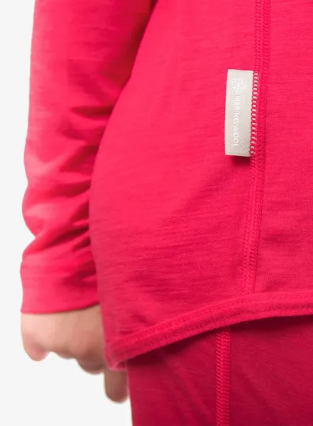 Termo pradlo detske Sensor Merino Air Set Tee LS + Underpants - magenta