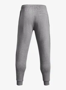 Pánske nohavice Under Armour Rival Fleece Joggers - castlerock light heather/white