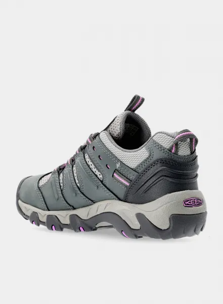 Turistické topánky dámske Keen Koven WP - steel grey/african violet