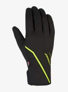 Rukavice softshell Ziener Ultimo PR - black/lime