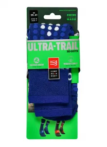 Ponožky Compressport Ultra Trail Socks - blue melange