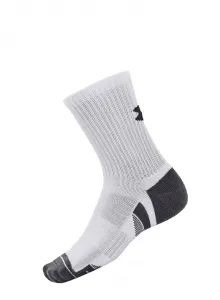 Ponožky Under Armour UA Performance Cotton 3 Pack Mid Crew - white/white/pitch gray