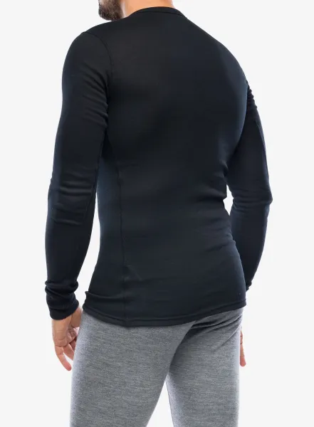 Funkčné tričko Odlo Active Warm Eco BL Top Crew Neck LS - black