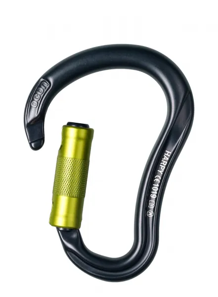 Karabína Ocun Harpy HMS Twist - anthracite/green