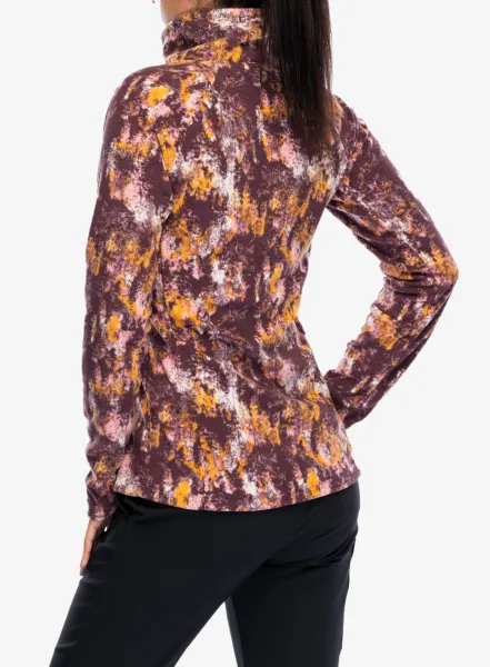 Mikina dámska Columbia Glacial IV Print 1/2 Zip - moonvista timberwild