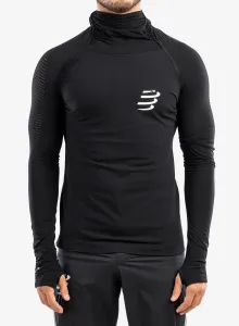 Pánska mikina Compressport 3D Thermo UltraLight Racing Hoodie - black