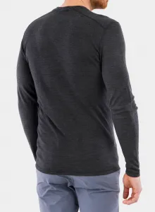 Pánska mikina SmartWool Merino 250 Baselayer Crew Boxed - charcoal heather
