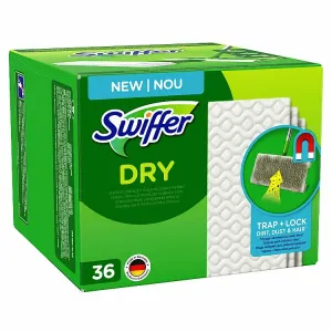 Swiffer Náhradné Suché Handričky 36 Zozbierajú, Zachytia A Uzamknú Prach