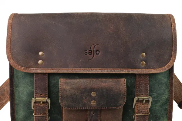 SAJO AŠVINI GREEN crossbody taška