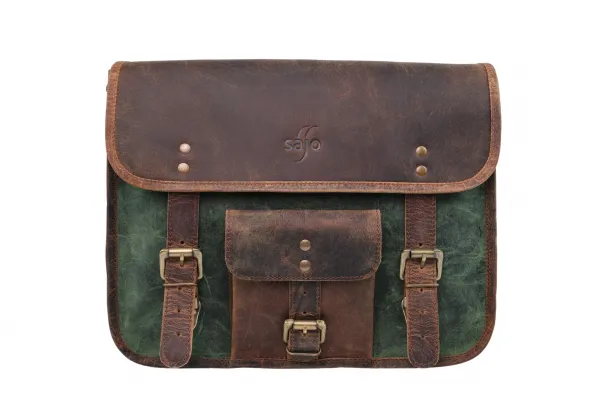 SAJO AŠVINI GREEN crossbody taška
