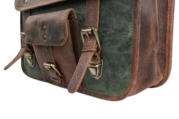 SAJO AŠVINI GREEN crossbody taška