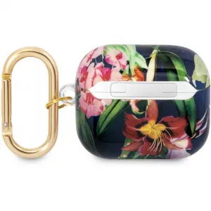 Guess AirPods 3 Cover Blue Flower Strap Collection