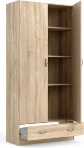 FALCO Šatníková skriňa Pegida dub sonoma