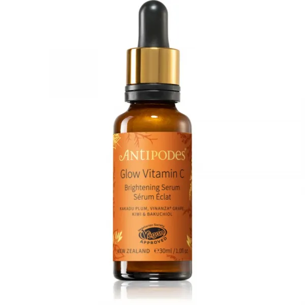Antipodes Glow Vitamin C rozjasňujúce sérum proti prvým známkam starnutia pleti 30 ml