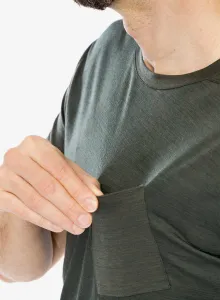 Merino tričko Sensor Merino Air Traveller Tee - olive green