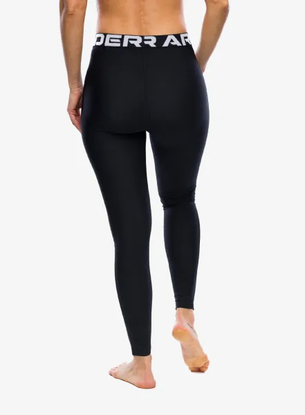 Dámske tréningové legíny Under Armour HeatGear Authentics Legging - black/white