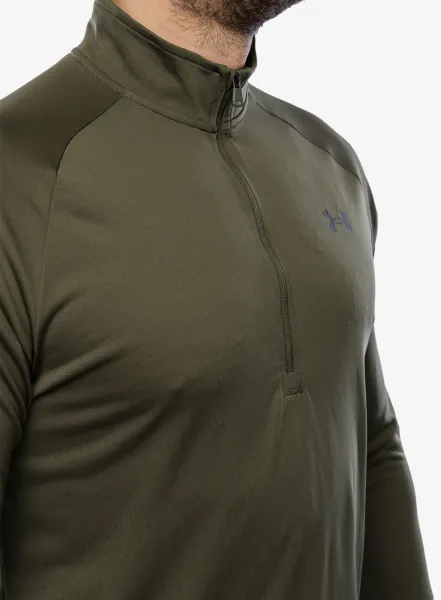 Rýchloschnúca mikina Under Armour Tech 2.0 1/2 Zip Long Sleeve - marine od green/black
