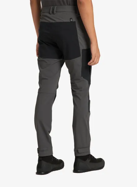 Dámske softshellové nohavice Haglofs Mid Slim Pant - magnetite/true black