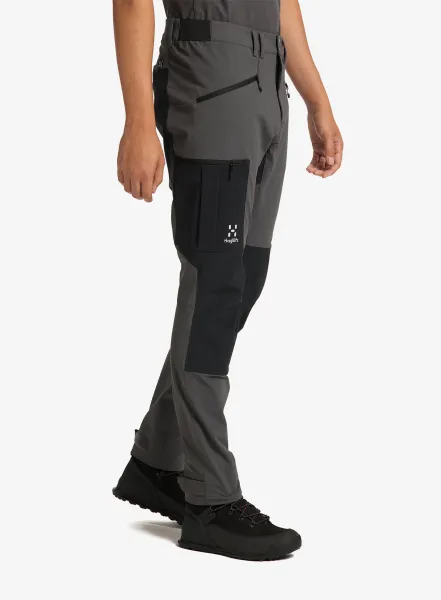 Dámske softshellové nohavice Haglofs Mid Slim Pant - magnetite/true black