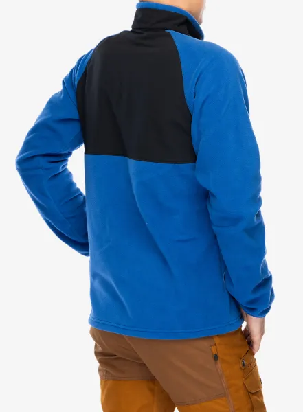 Mikina bez kapucne Columbia Sage Peak Full Zip Fleece - mountain blue/black