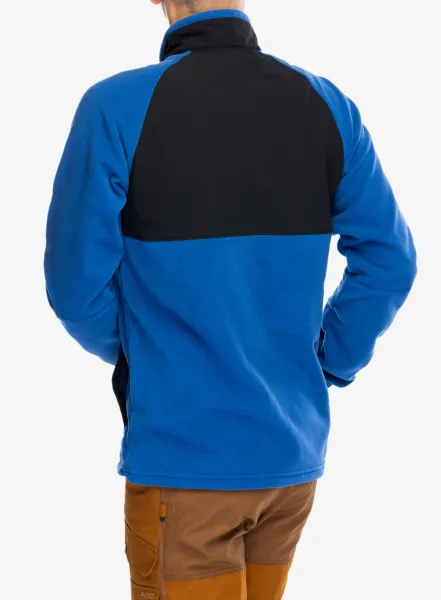 Mikina bez kapucne Columbia Sage Peak Full Zip Fleece - mountain blue/black