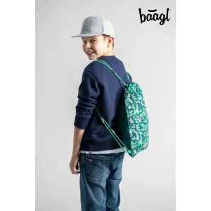 BAAGL 2 SET SILVER CREEPER Chlapčenský školský set, tmavo zelená, veľkosť