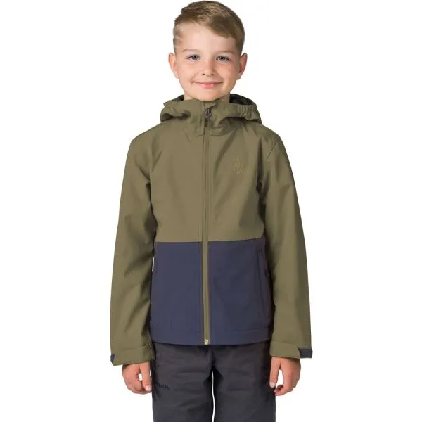 Hannah WAT JR Detská softshellová bunda, khaki, veľkosť