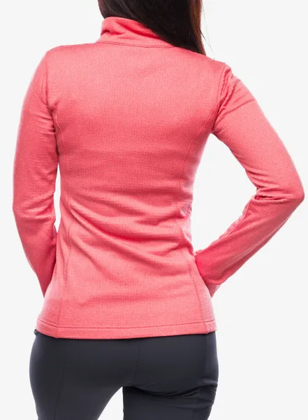 Dámska mikina na zips Columbia Park View Grid Fleece Full Zip - juicy heather
