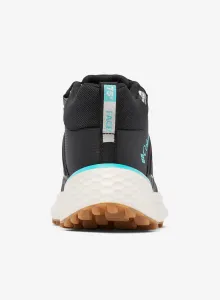 Turistické topánky dámske Columbia Facet 75 Mid Outdry - black/bright aqua