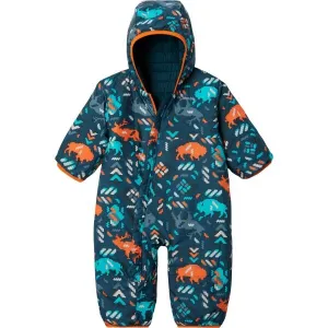 Columbia POWDER LITE REVERSIBLE BUNTING Detská zimná kombinéza, modrá, veľkosť 18-24M