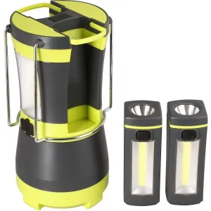 ALPINE PRO LITE Outdoorová baterka, čierna, veľkosť