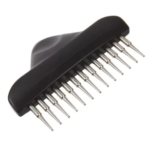 TRIXIE BRUSH Kefka s rotačnými zubami, tmavo sivá, veľkosť