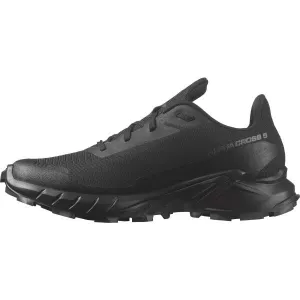 Dámske bežecké topánky Salomon Alphacross 5 - black/black/ebony