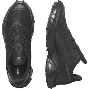 Dámske bežecké topánky Salomon Alphacross 5 - black/black/ebony