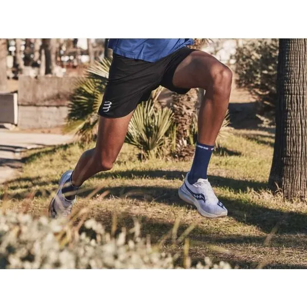 Compressport PRO RACING SOCK v4.0 RUN HIGH Bežecké ponožky, modrá, veľkosť