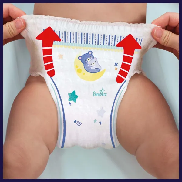 Pampers Night Pants Size 4 jednorazové plienkové nohavičky na noc 9-15 kg 25 ks