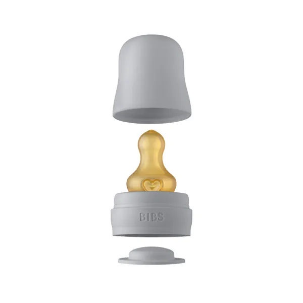BIBS Fľaša Baby Bottle sklenená 110 ml, Cloud