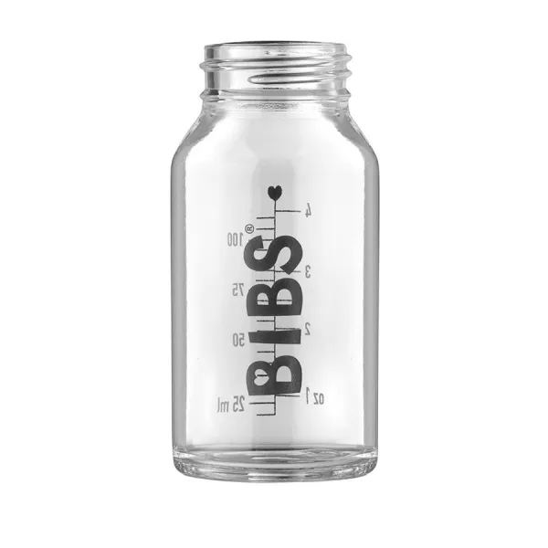 BIBS Fľaša Baby Bottle sklenená 110 ml, Cloud