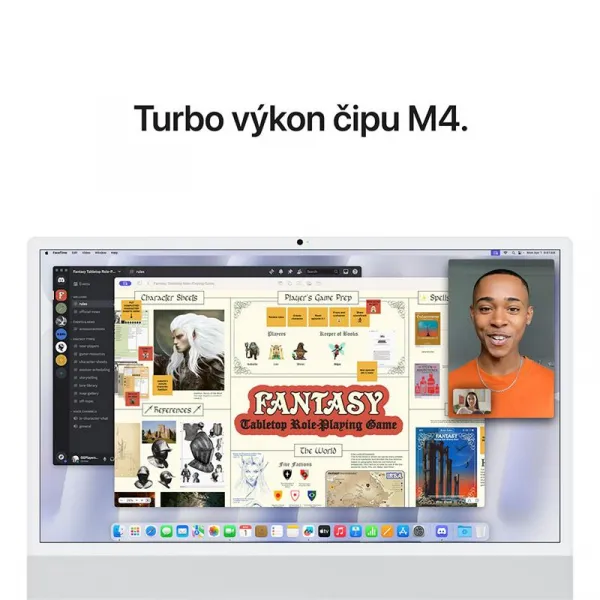 iMac 24" 4.5K Apple M4 10C CPU 10C GPU 16GB 256GB Strieborný SK MWUU3SL/A