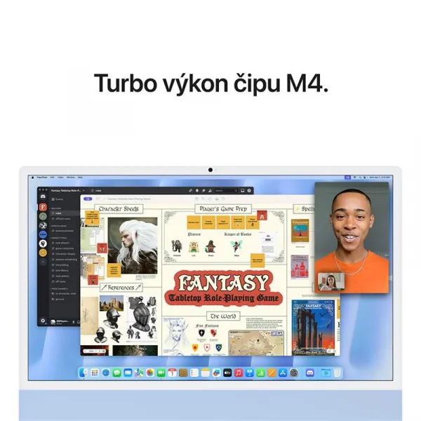 iMac 24" 4.5K Apple M4 10C CPU 10C GPU 16GB 512GB Modrý SK MWV33SL/A