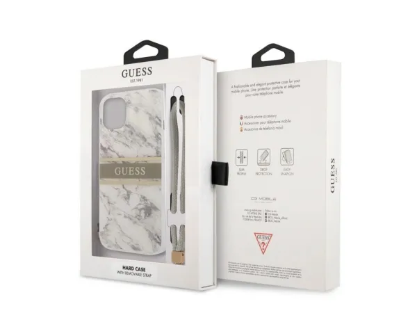 Guess TPU Marble Stripe Case 13 mini