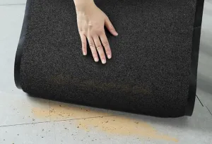 JAKS Rohožka vchodová čierna 120 x 300 cm
