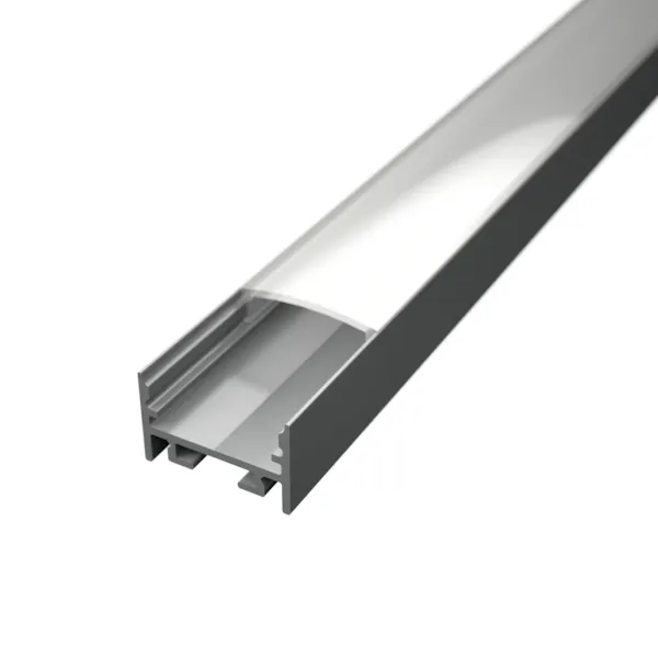 LED lišta povrchová S11 strieborná Dĺžka: 2m, Typ krytky: Bez krytky