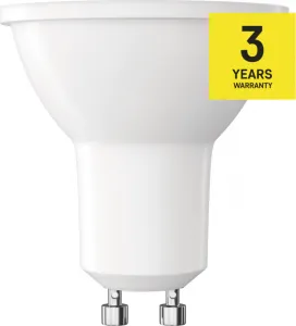 Emos LED žiarovka Classic MR16, GU10, 4W (39W), 450lm, 3000K