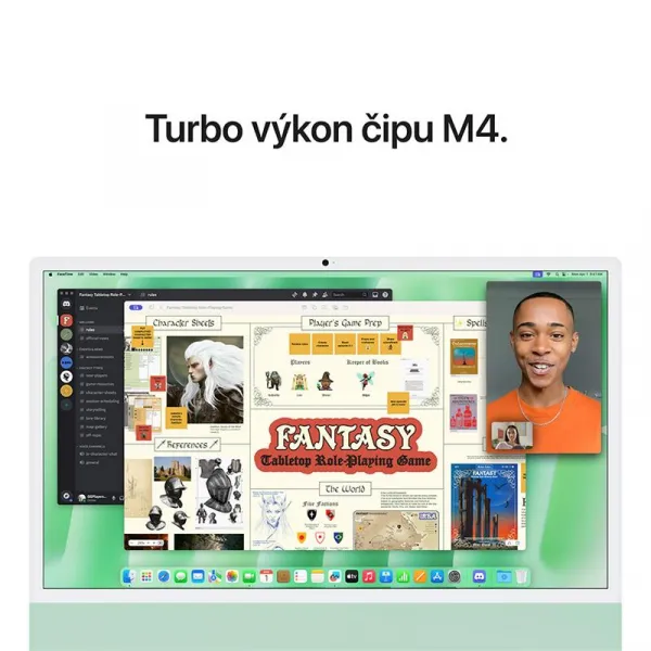 iMac 24" 4.5K Apple M4 10C CPU 10C GPU 16GB 256GB Zelený SK MWUY3SL/A