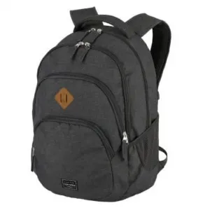 Batoh na notebook Travelite Basics Backpack Melange Anthracite