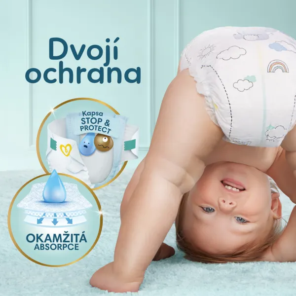 Pampers Premium Care 3 MIDI 4-7 kg 120 ks,PAMPERS Premium Care Plienky jednorazové 3 (6-10 kg) 120 ks